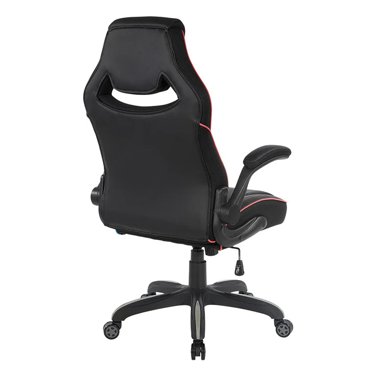 Xeno Gaming Chair in Red Faux Leather