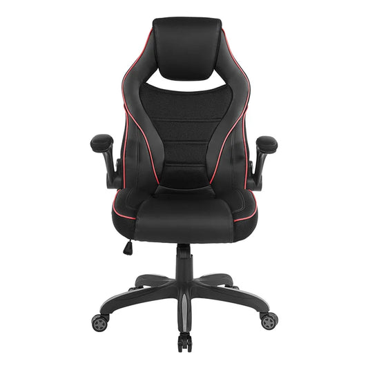 Xeno Gaming Chair in Red Faux Leather